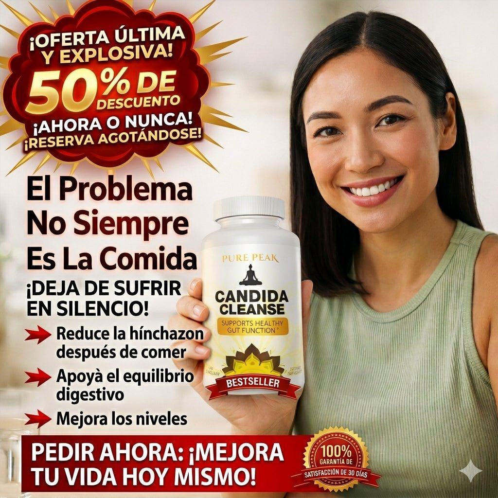 Si te sientes hinchada todos los días… esto puede ser lo que tu cuerpo necesita (60 capsulas) - Bodega Núcleo