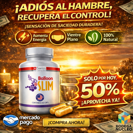 🔥 Balloon Slim (120 Cápsulas) – Corta el Hambre YA y Baja la Guata, el ORIGINAL