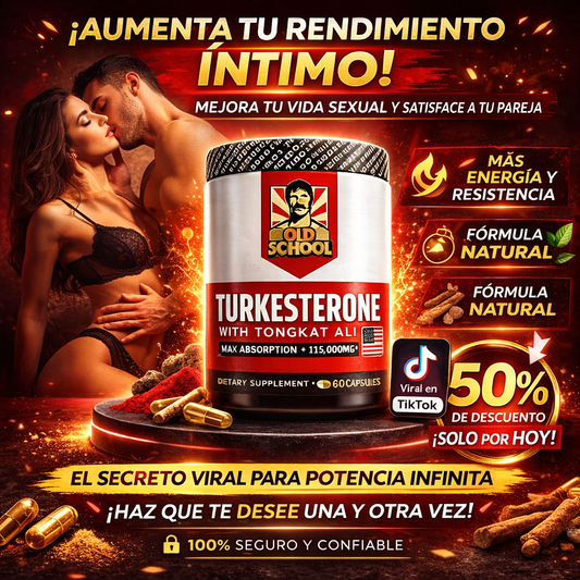 💪Turkesterone (60 capsulas) - Rendimiento Íntimo Natural