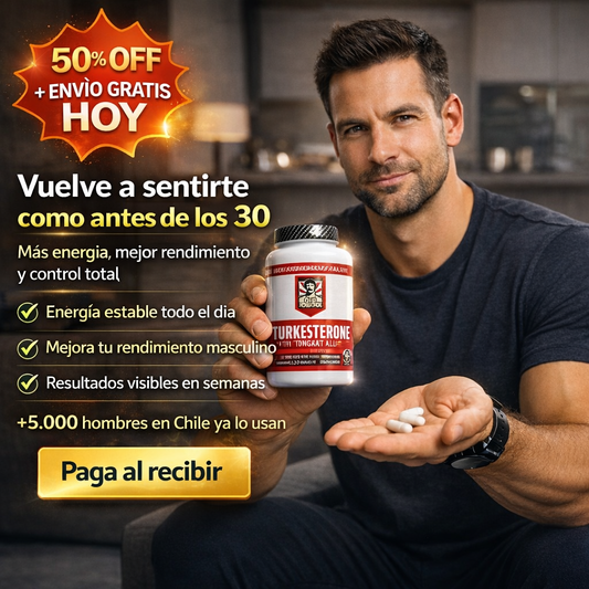 Recupera tu Energía, Vence el Cansancio y Vuelve a Rendir al Máximo con tu Pareja - Fórmula 100% Natural (60 Capsulas)