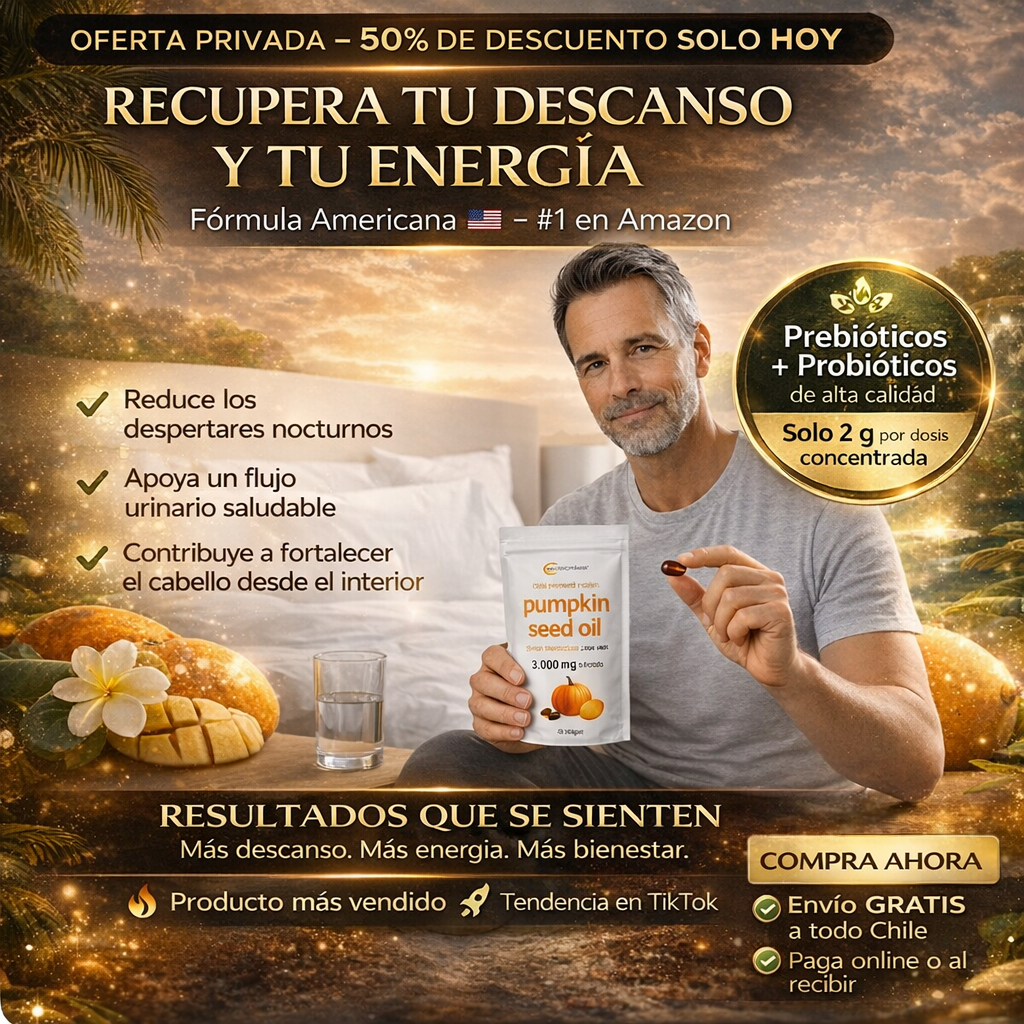 🌿🎃  ACEITE DE CALABAZA(60 Capsulas) - ¿orinas débil y tienes menos rendimiento? Recupera tu fuerza hoy