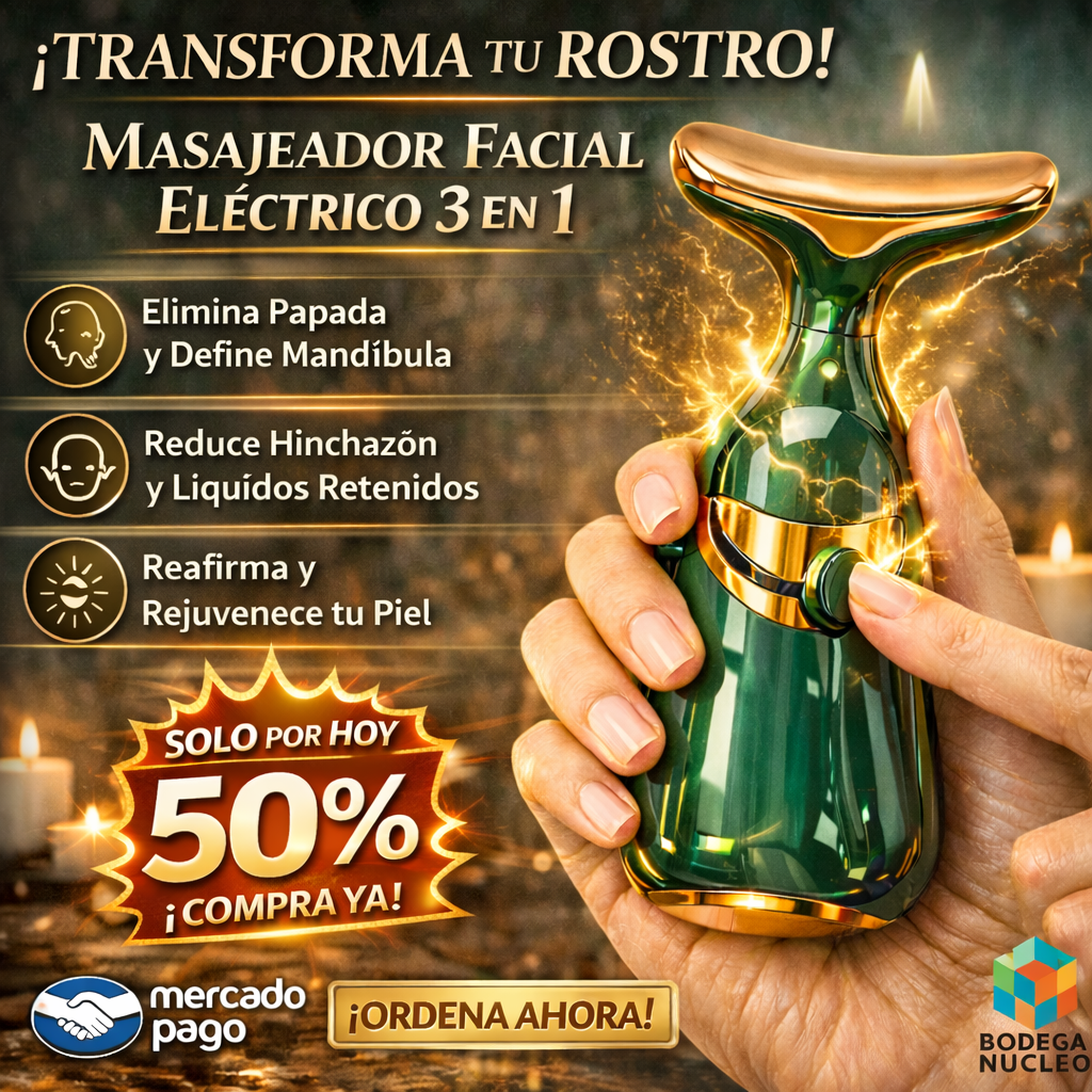 🔥 Masajeador Anti-Papada – Reduce la Papada YA o Sigue Tapándola con Ángulos